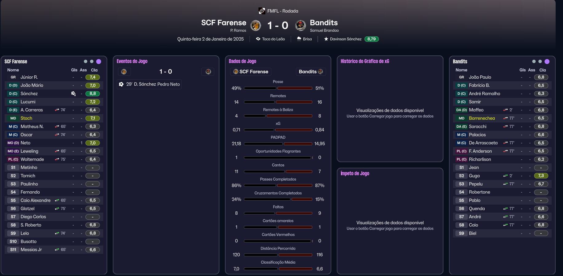 Print da Partida